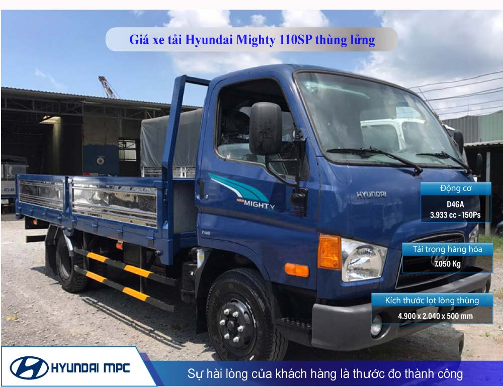 Xe tải Hyundai Mighty 110SP - Động cơ khoẻ hơn lên đến 150PS